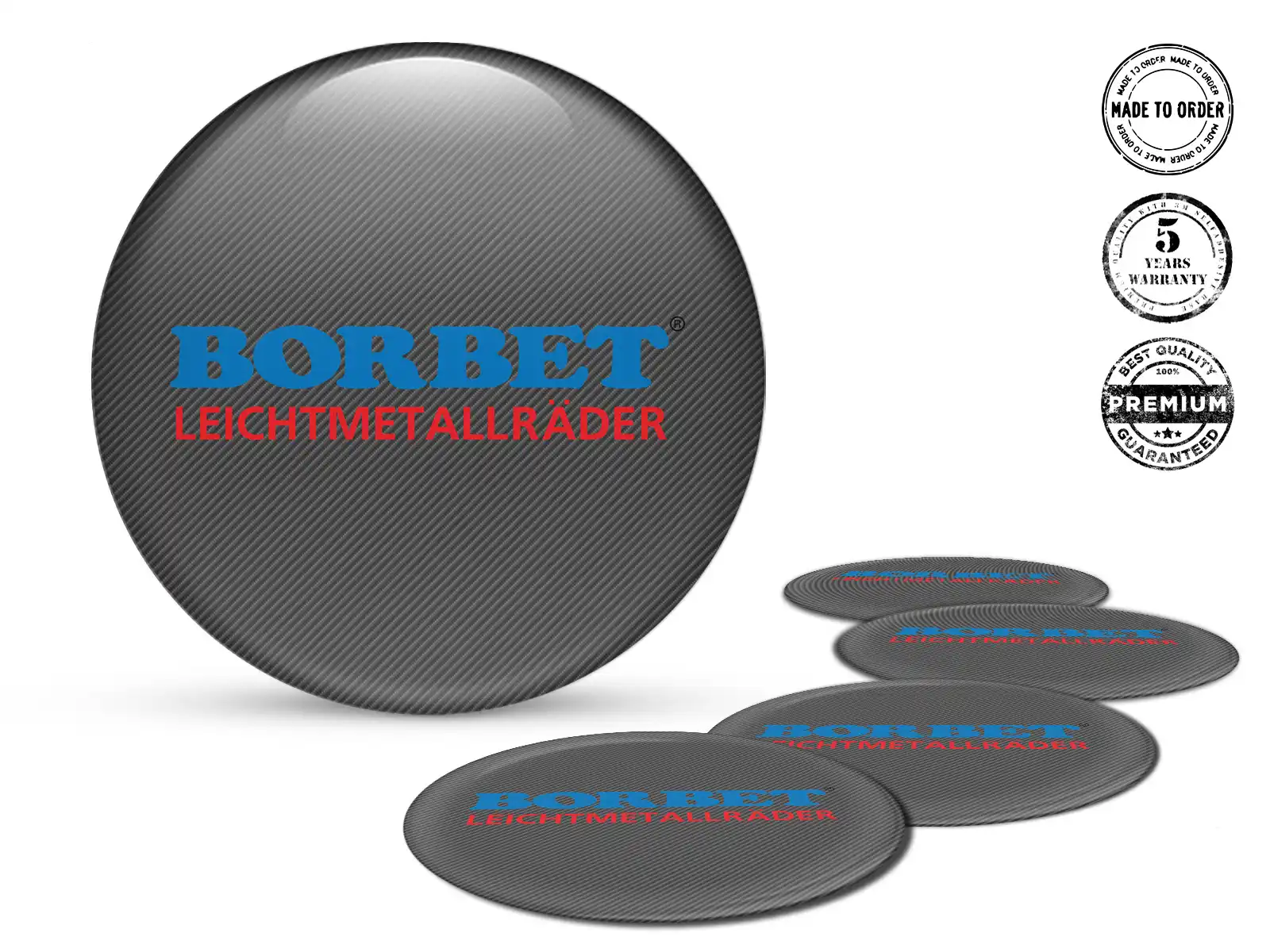 Borbet Calcomanía Rueda Logo Cascada Gravitacional Pulso